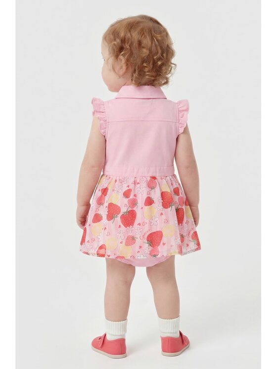 Guess Kids Guess Kids Sukienka codzienna 181327 Kolorowy Classic Fit