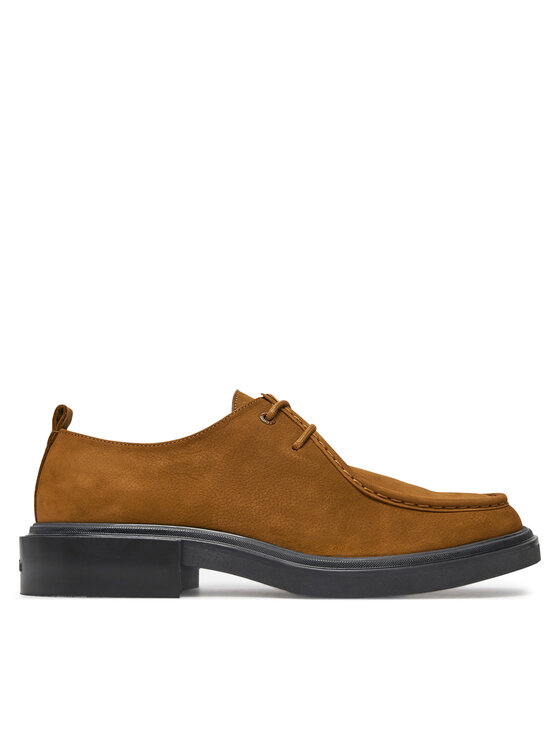 Calvin Klein Calvin Klein Nizki čevlji Apron Lace Up Nb HM0HM01636 Rjava