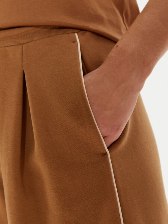 Max Mara Leisure Max Mara Leisure Donji dio trenerke Curve 2426786068 Smeđa Regular Fit