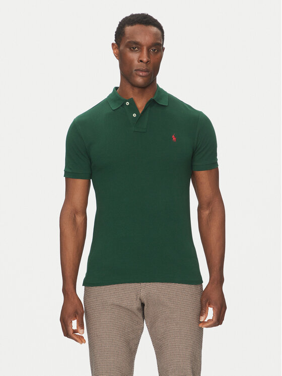 Polo Ralph Lauren Męskie Polo, rozmiar S, Zielone, Core Replen 710795080