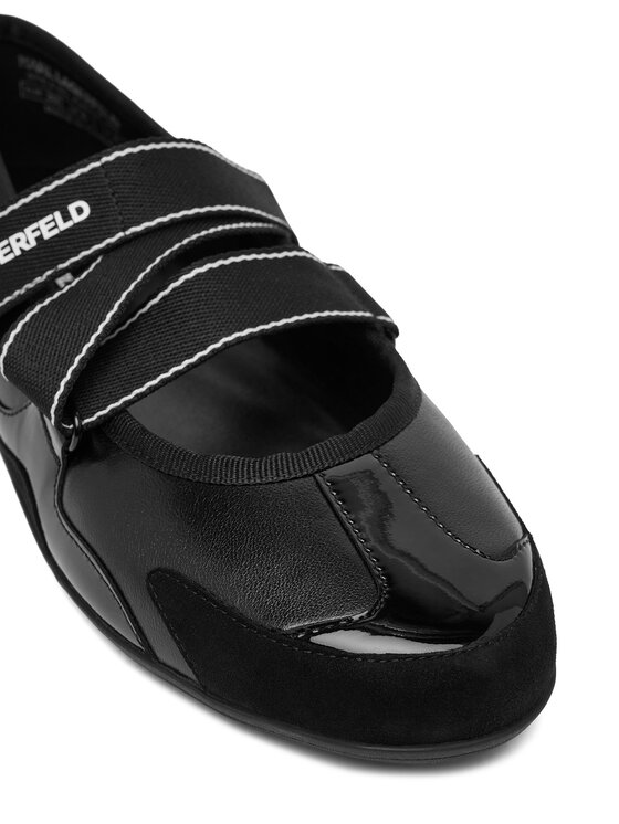 KARL LAGERFELD KARL LAGERFELD Baleriny Altia KL66101 Czarny
