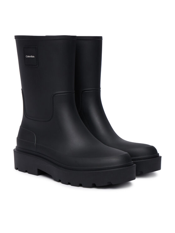Calvin Klein Calvin Klein Gumijasti škornji Combat Rain Boot HM0HM02243 Črna