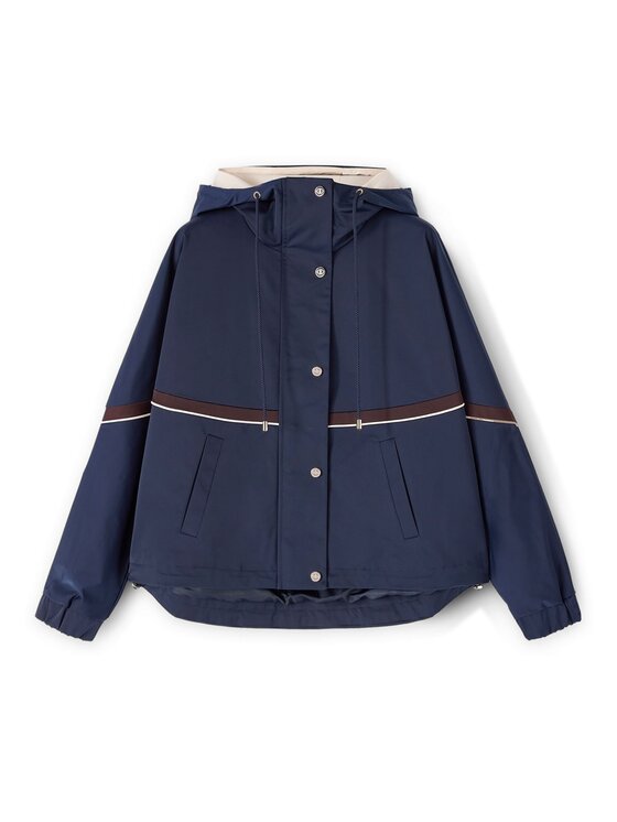 Motivi Motivi Cappotto invernale R243W000143N034 Blu A-Line Fit