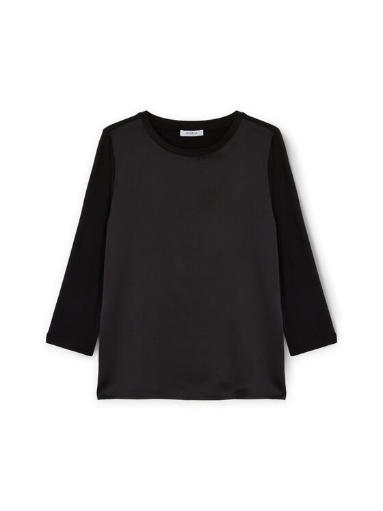Motivi Motivi T-shirt G064W603320N033 Nero Regular Fit