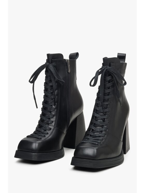 Estro Estro Μποτάκια ER00114699 Μαύρο