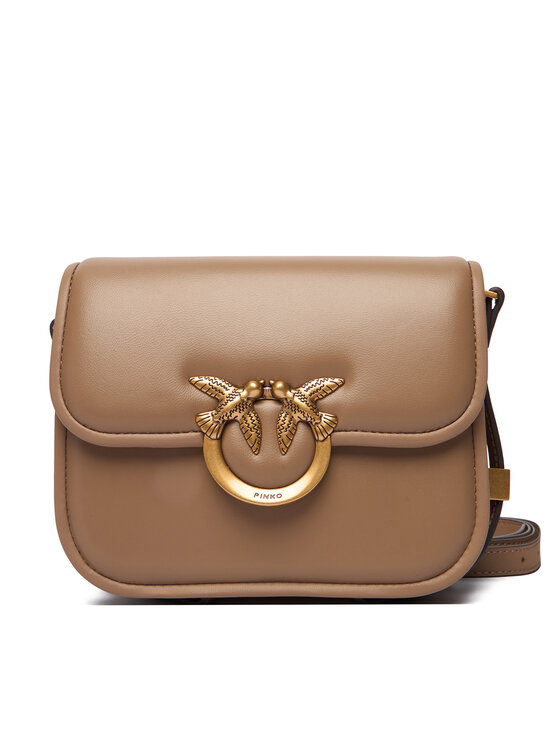 PINKO PINKO Kabelka Love Box Bag Fl Mini PE 25 PLTT 104297 A26L Hnedá
