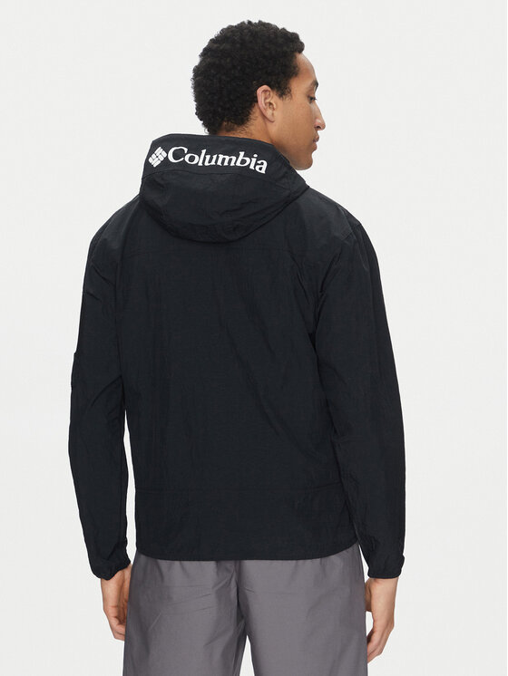 Columbia Columbia Geacă fără fermoar Challenger™ Windbreaker Anorak 2117001 Negru Regular Fit