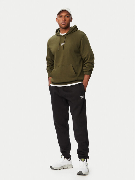 Reebok Reebok Світшот Babb RK25550CCM Темно-зелений Regular Fit