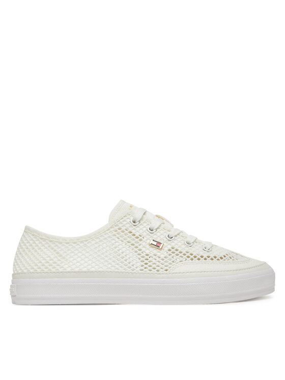 Sneakers Tommy Hilfiger Th Open Mesh Vulc Sneaker FW0FW08684 Alb