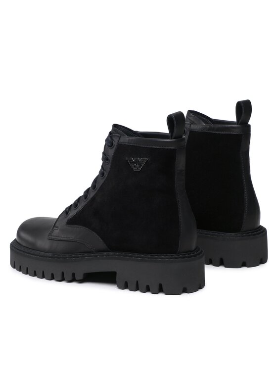 Emporio Armani Emporio Armani Pohodni čevlji X4M383 XN630 K001 Črna