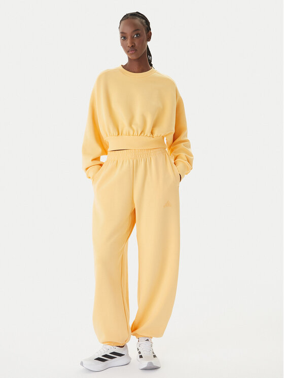 adidas adidas Bluza Soft Lux KA7017 Pomarańczowy Loose Fit