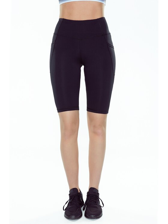 ROUGH RADICAL ROUGH RADICAL Szorty sportowe ALFA SHORTS Czarny Slim Fit