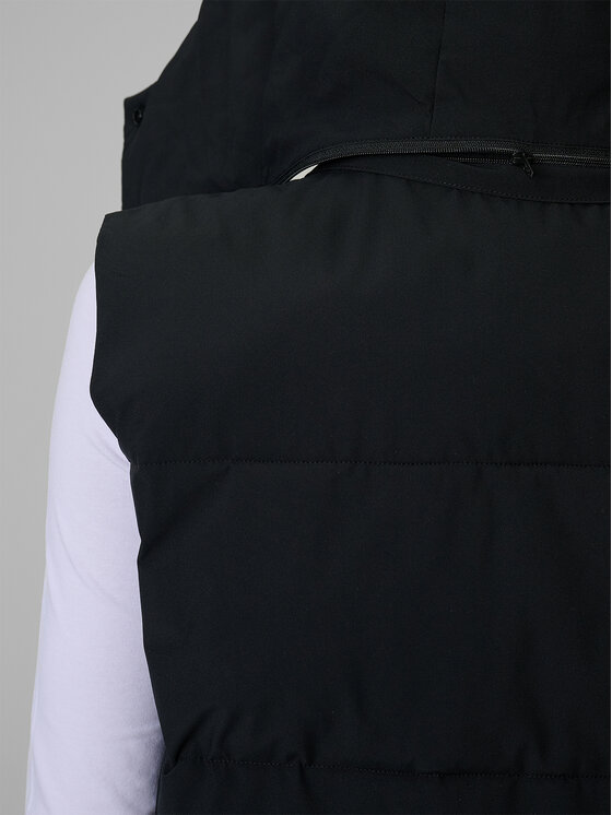 4F 4F Bezrękawnik ESSENTIAL 3 Czarny Loose Fit