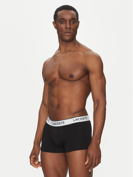 Lacoste Lacoste Bokserių komplektas 5H2392 Juoda