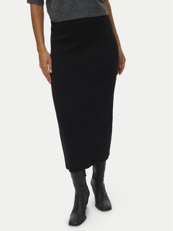 Vero Moda Vero Moda Pouzdrová sukně Brisa 10334684 Černá Slim Fit