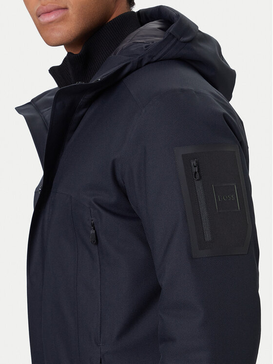 BOSS BOSS Parka Hexatech 50544563 Mornarsko modra Regular Fit
