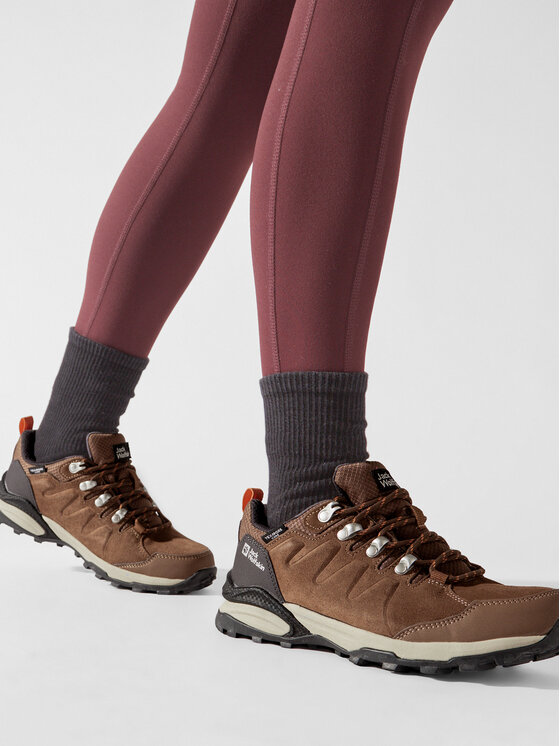 Jack Wolfskin Trekkingi Refugio Texapore Low W 4050821 Brązowy