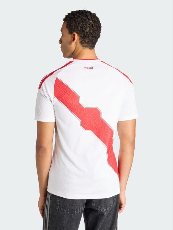 adidas adidas Koszulka techniczna Peru Biały Slim Fit