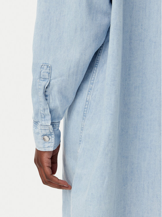 Calvin Klein Jeans Calvin Klein Jeans Дънкова рокля J20J225172 Син Relaxed Fit