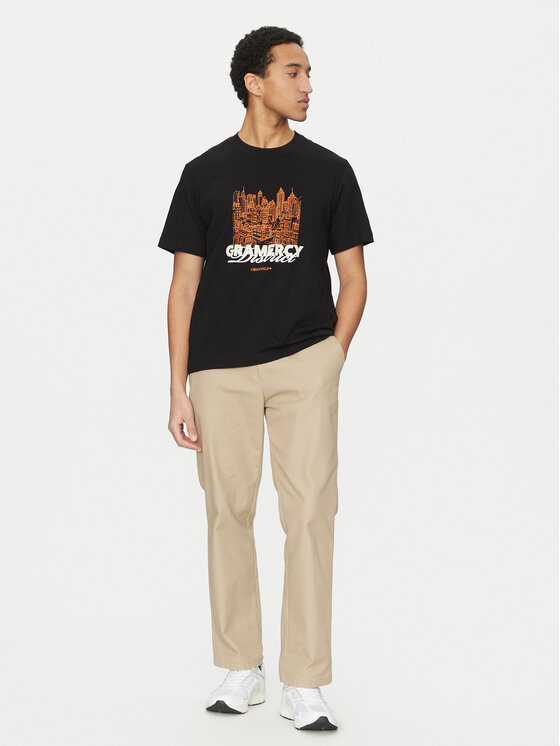 Jack & Jones Jack & Jones T-Shirt Boston 12272981 Černá Relaxed Fit