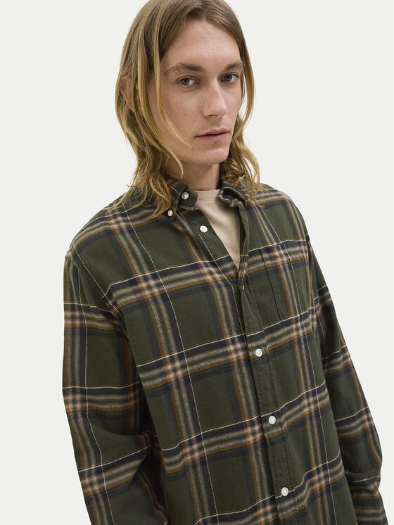 Jack&Jones Jack&Jones Košulja Classic Flannel 12278406 Zelena Regular Fit
