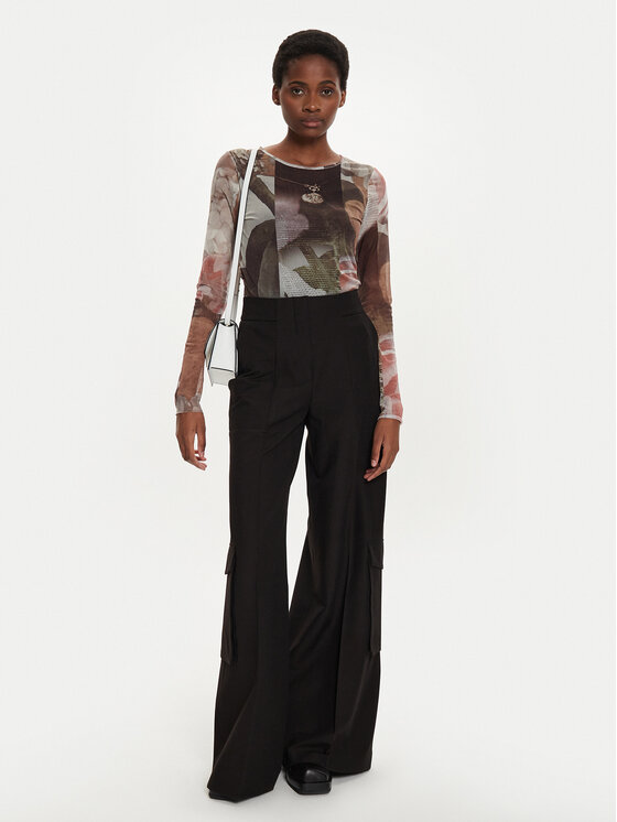 Desigual Desigual Μπλουζάκι Carson 24WWTK59 Καφέ Regular Fit