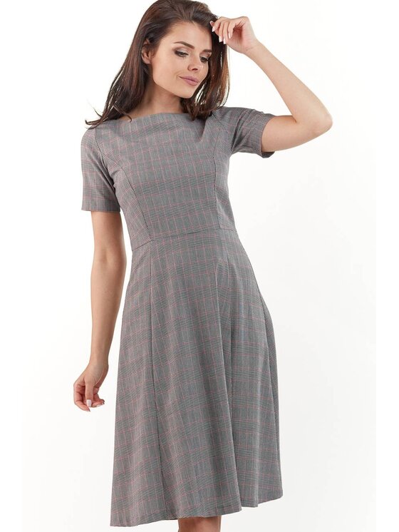 Infinite You Infinite You Sukienka letnia M166 Kolorowy Basic Fit