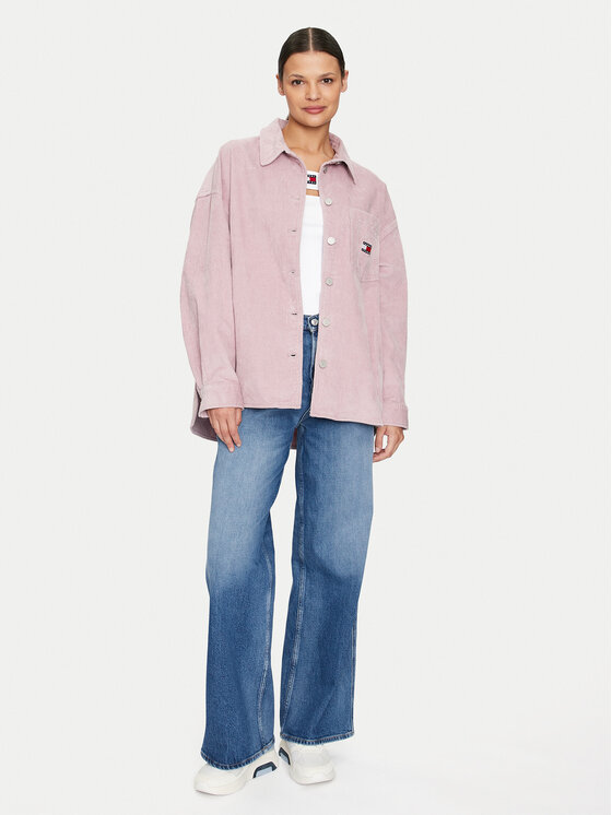 Tommy Jeans Hemd DW0DW18619 Rosa Regular Fit | Modivo.de