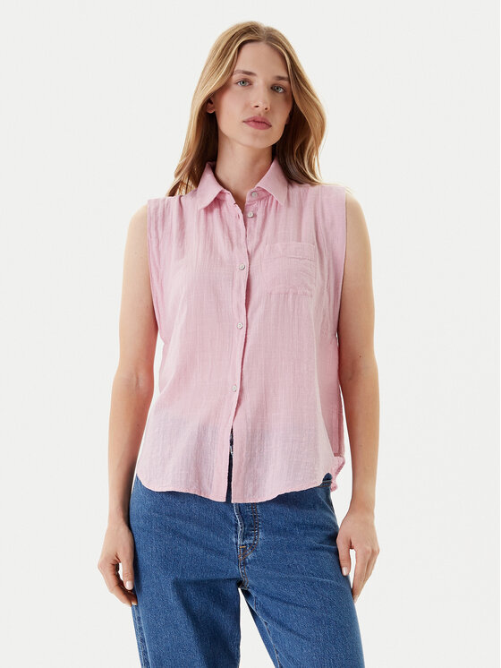 United Colors Of Benetton United Colors Of Benetton Πουκάμισο 5ONVDQ0C1 Ροζ Regular Fit