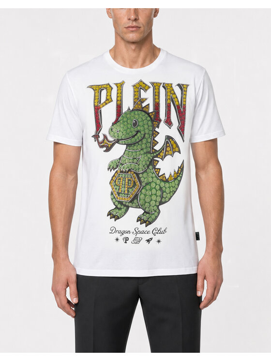 PHILIPP PLEIN PHILIPP PLEIN T-Shirt 31081 Biały Regular Fit