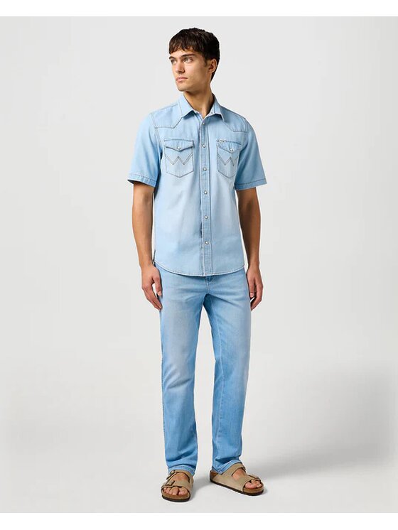 Wrangler Wrangler Jeansy TEXAS Niebieski Straight Fit
