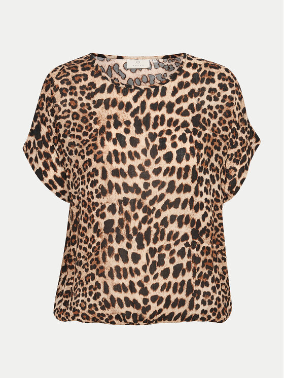 Kaffe Kaffe Blúz Amber 10508257 Barna Relaxed Fit