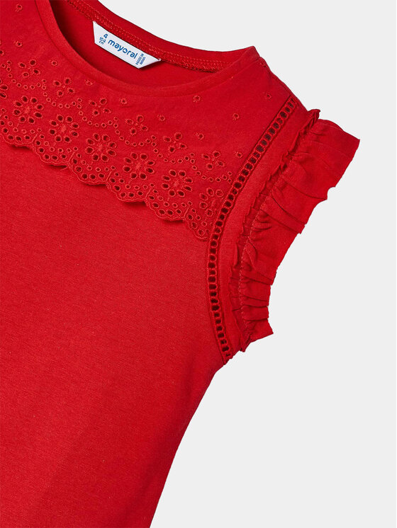 Mayoral Mayoral Top 3094 Crvena Regular Fit