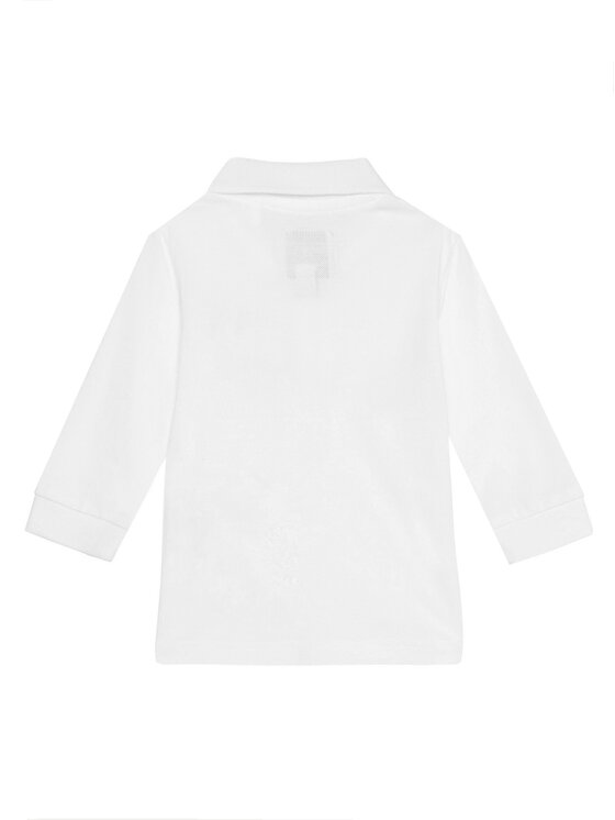 Guess Guess Тениска с яка и копчета N5YP00 KADZ4 Бял Regular Fit