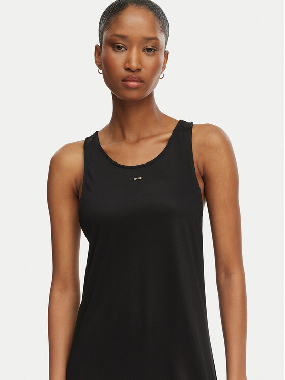 BOSS BOSS Лятна рокля Codes 50561244 Черен Regular Fit
