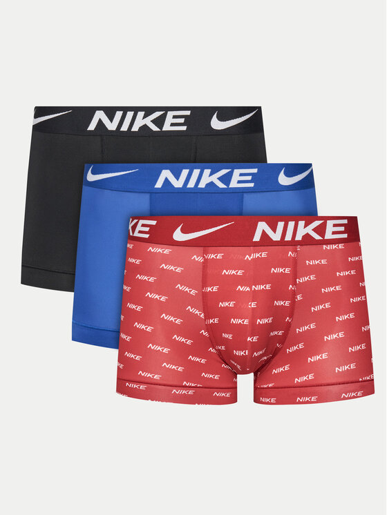 Nike Nike Komplekti kuulub 3 paari boksereid 000PKE1156 Must