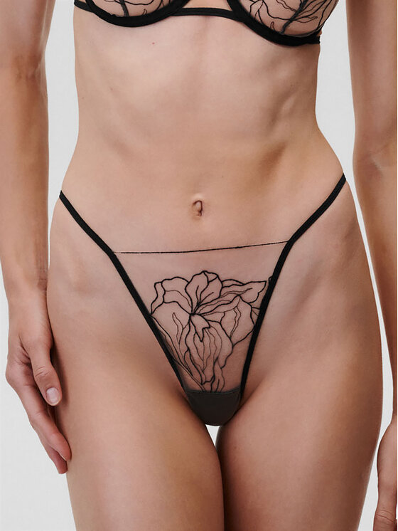 Undress Code Stringi Blossom 659 Melns