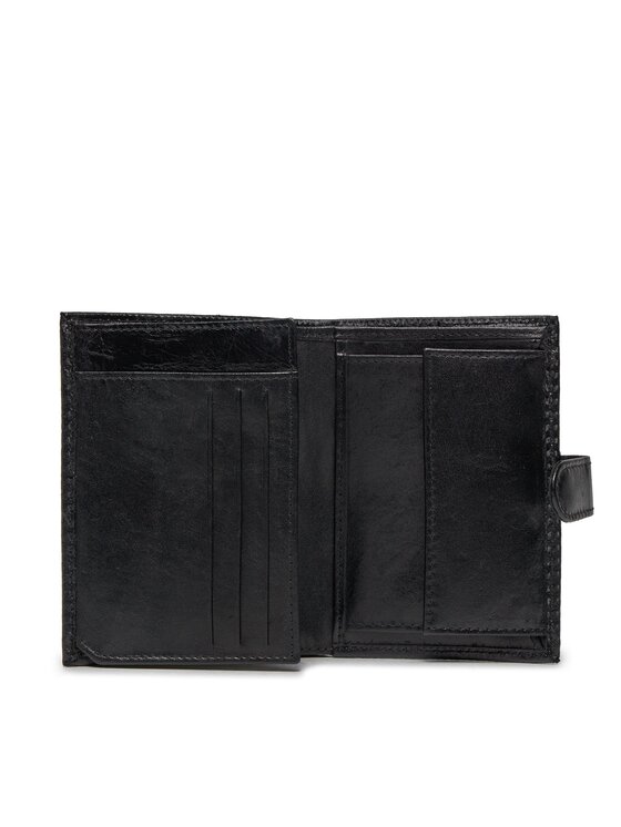 Semi Line Semi Line Große Herren Geldbörse P8270-0 Schwarz