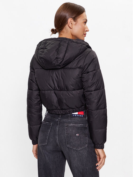 Tommy Jeans Tommy Jeans Зимно яке DW0DW15964 Черен Regular Fit
