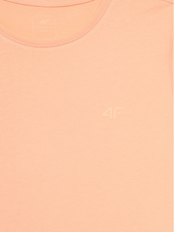 4F 4F T-Shirt 4FJSS23TTSHF279 Ροζ Regular Fit