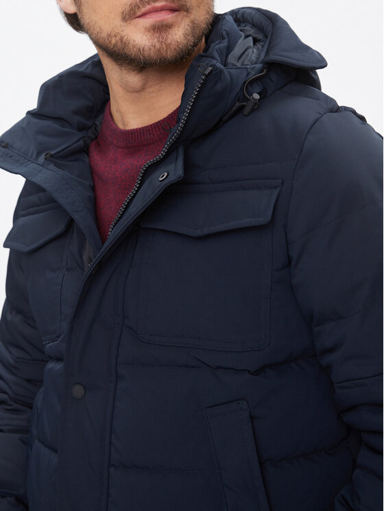 Tommy Hilfiger Tommy Hilfiger Žieminė striukė Rockie MW0MW32790 Tamsiai mėlyna Regular Fit