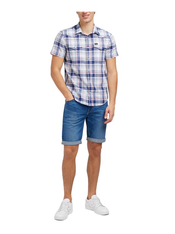 Lee Lee Camicia 112349936 Blu Regular Fit