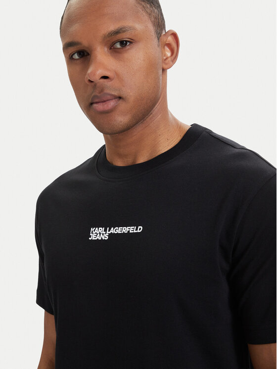 Karl Lagerfeld Jeans Karl Lagerfeld Jeans T-shirt B2M17090 Nero Relaxed Fit