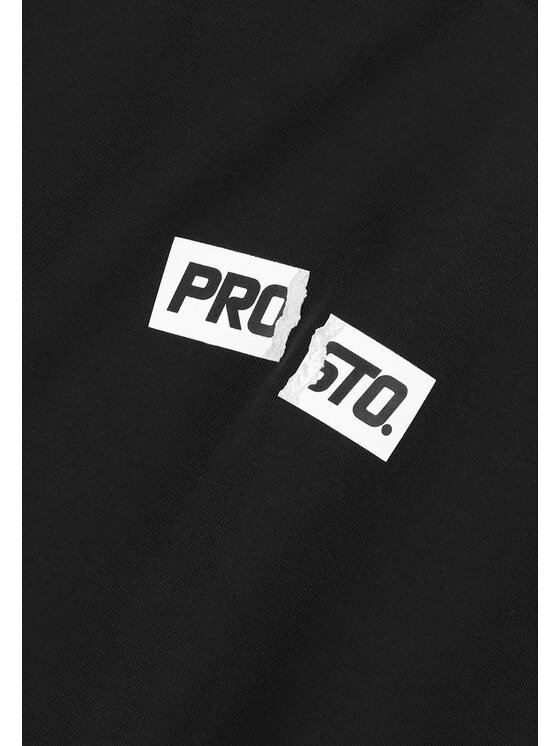 PROSTO. PROSTO. Bluza Crack Box Czarny Regular Fit