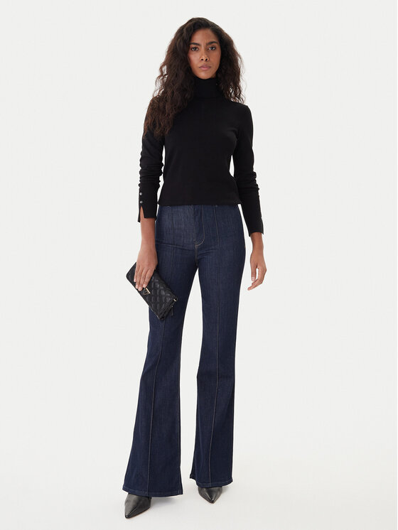 Guess Guess Поло Paule W2BR53 Z2V62 Черен Slim Fit