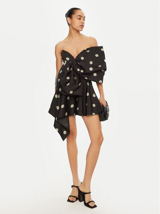 Bardot Bardot Koktejlové šaty 59557DB1 Čierna Regular Fit