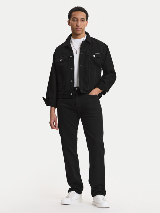 Calvin Klein Jeans Calvin Klein Jeans Farmer kabát 90S Ck Classic LV04RF706G Fekete Regular Fit