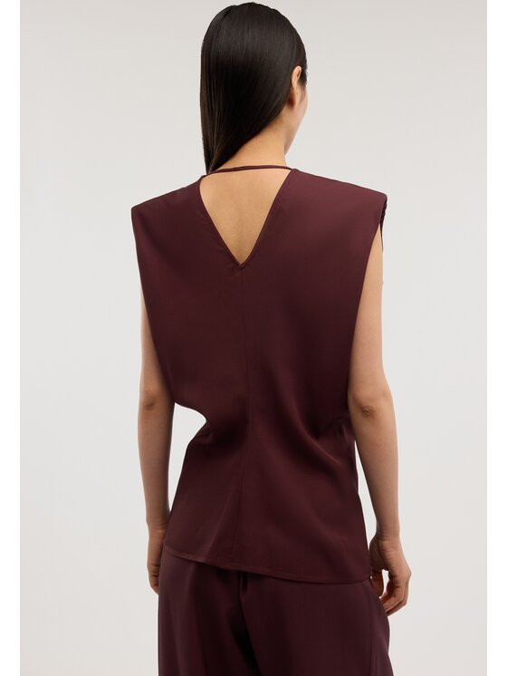 Trussardi Trussardi Blusa D451A000393N046 Bordeaux Regular Fit