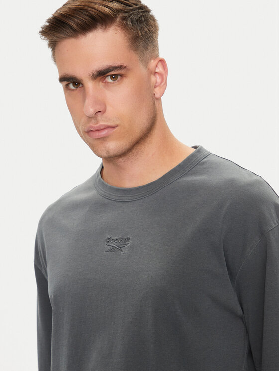 Reebok Reebok T-Shirt Identity Washed 100200155 Szary Relaxed Fit