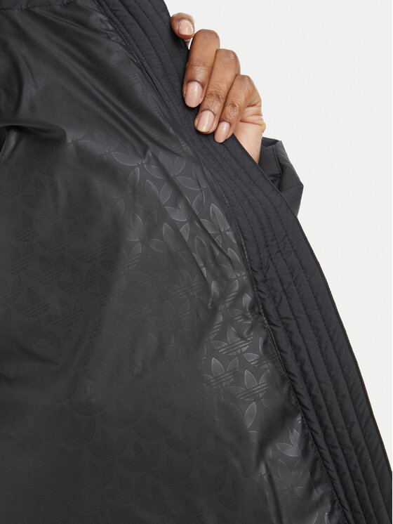 adidas adidas Зимно яке Short Padded Jacket KT4241 Черен Regular Fit